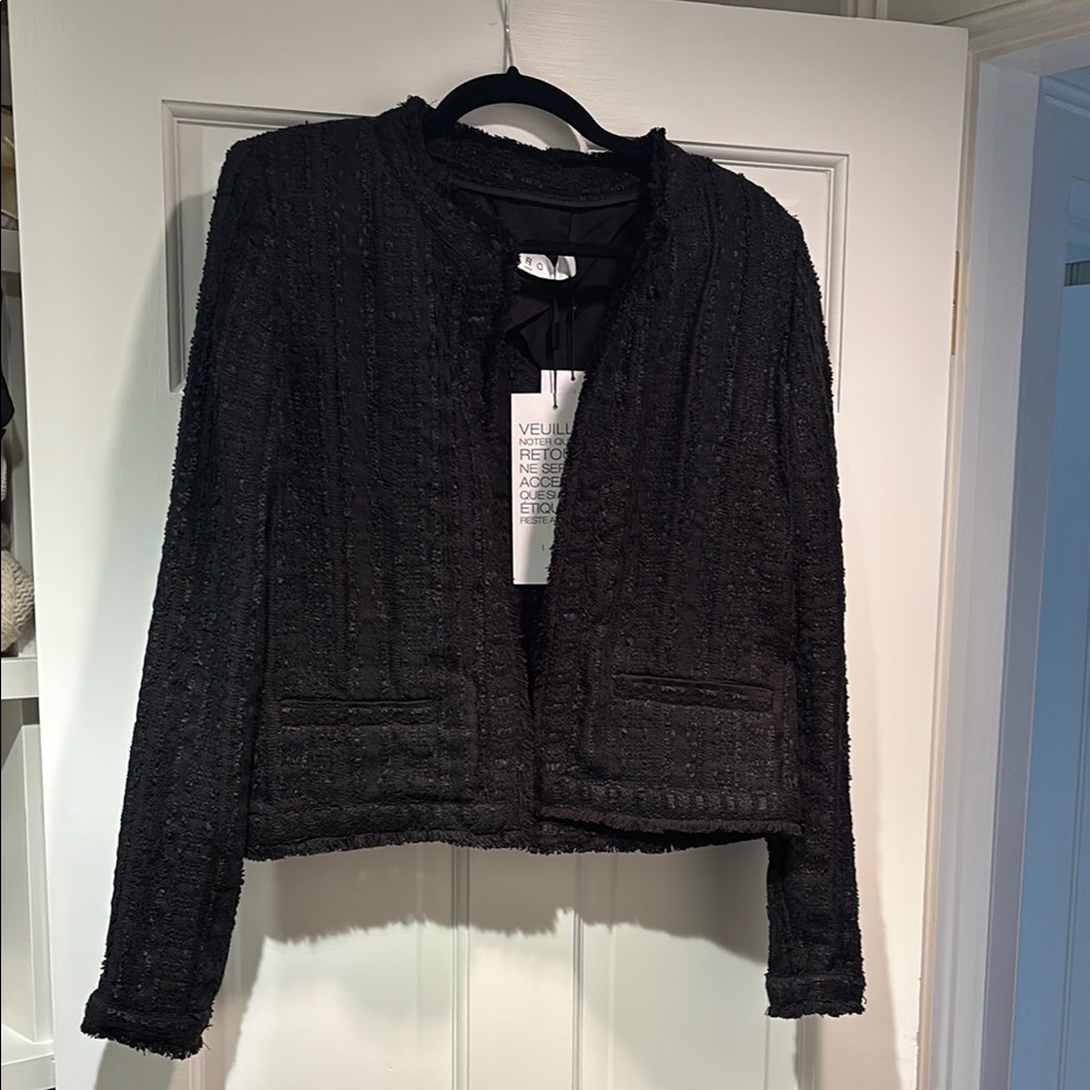 IRO Black Textured Blazer